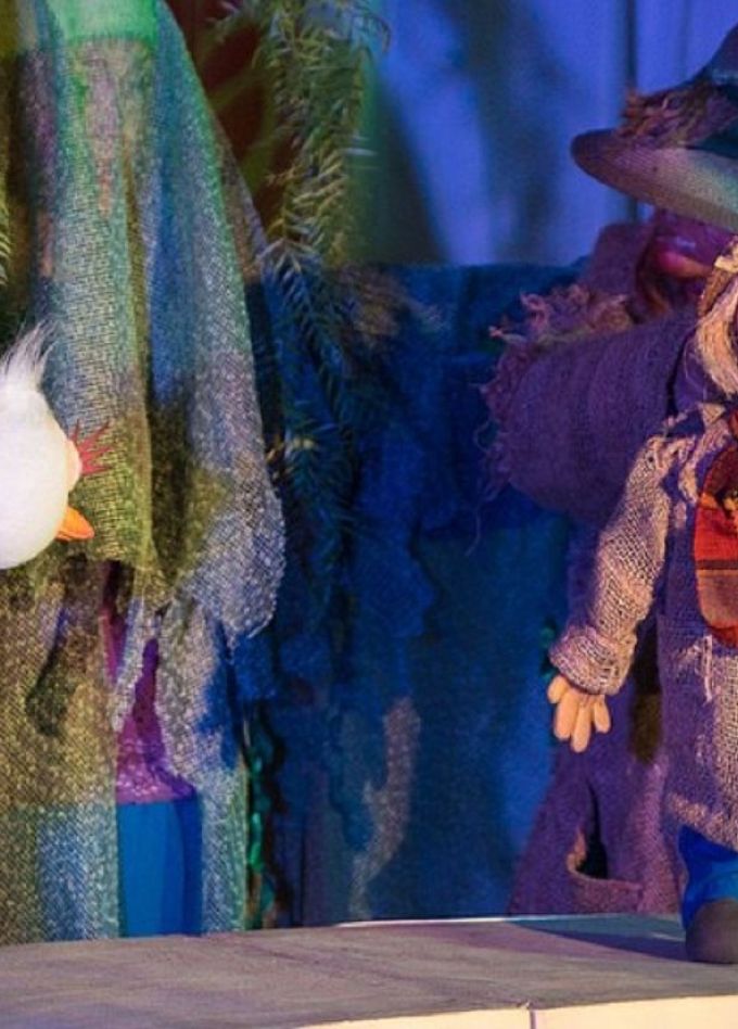 Аистенок и пугало